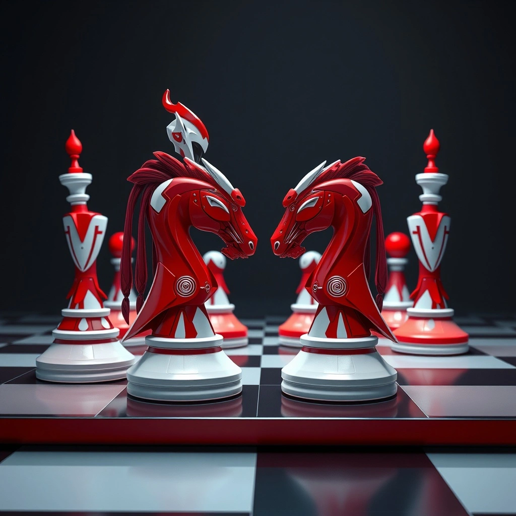 Échiquier lors d’un tournoi de club d'échecs à Clamart
